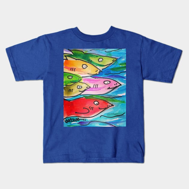 Sharks have nostrils! Kids T-Shirt by drumweaver